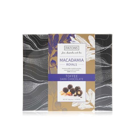 Patons Dark Chocolate Macadamia Royal Box G Spinneys Uae