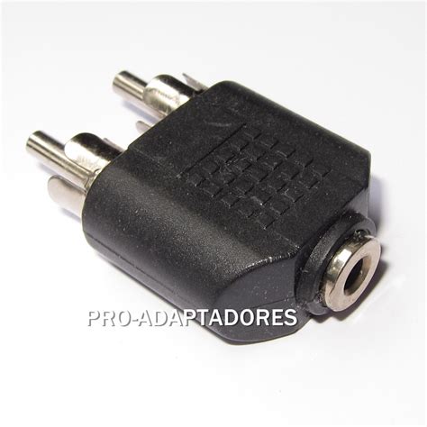 Adaptador Plug P Mm Femea X Rca Macho Frete Gratis R Em