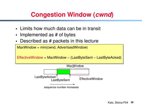 eecs  introduction  computer networks congestion control