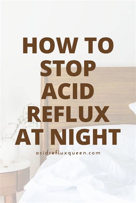 How To Stop Acid Reflux At Night Simply Noel