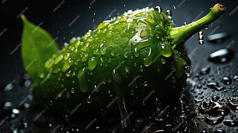 Premium Ai Image Green Food Background Hd 8k Wallpaper Stock