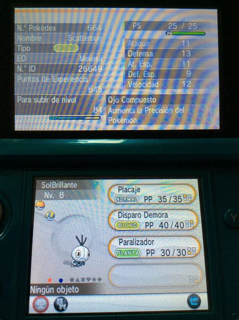 [6] Breeding for Vivillon Pattern Trade. This fella came out form one egg. Almost forgot to take ...