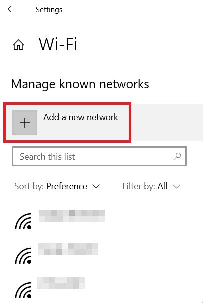 connect  hidden network  windows