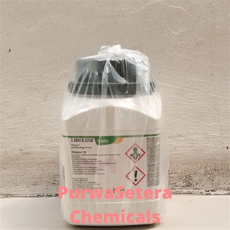 Jual Titriplex Iii Edta Disodium Edta Na2edta Merck 1 08418