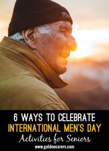 Activities Calendar International Men S Day Th Of November