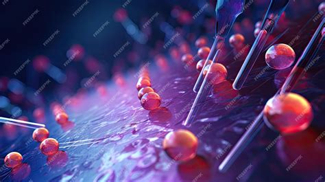 Premium Photo Nanotechnology In Drug Delivery Solid Color Background