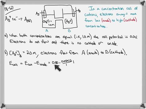 Consider The Concentration Cell Shown Below The Left Solvedlib