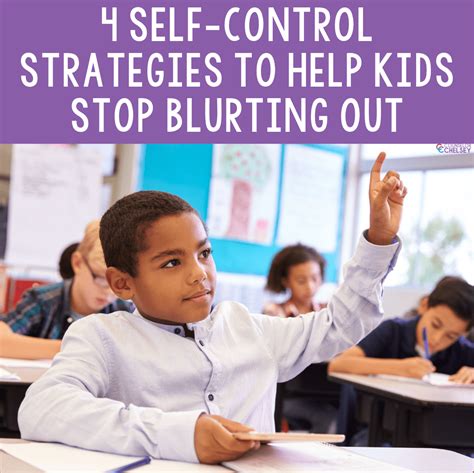 Self-Control Strategies For Kids Who Blurt Out