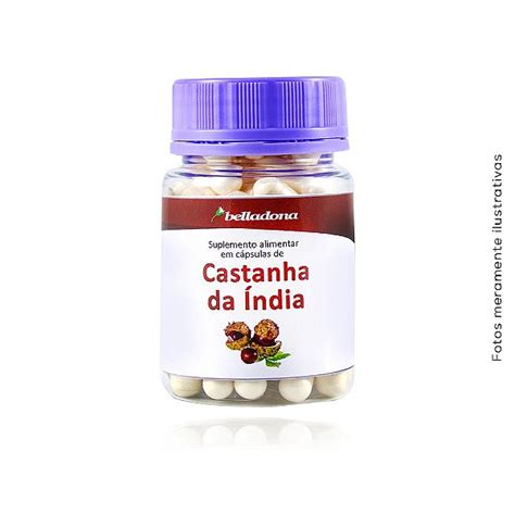 Cápsulas de castanha da índia 300mg 60 cápsulas Farmácia Belladona