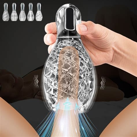 Electric Auto Bowling Masturbation Cup For Male Sex Toys Penis Trainer