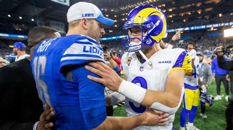 Jared Goff Matthew Stafford Open Up On Facing Each Other After Lions