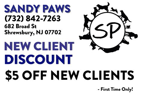 Specials | Sandy Paws