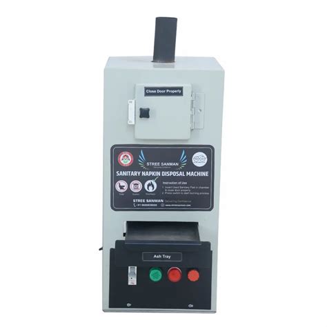 Electrical Ash Sanitary Napkin Disposal Machine Solid Waste