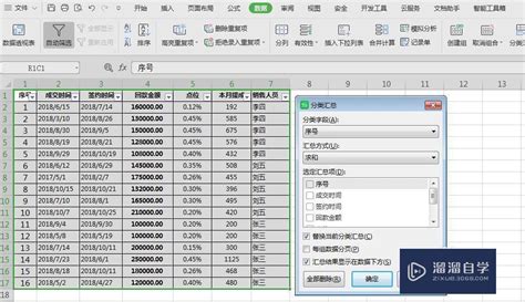 Excel 如何分类汇总？溜溜自学网