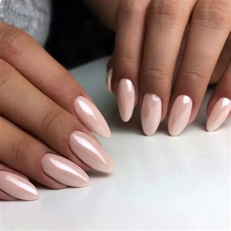 47 Wedding Nails Ideas For Every Bride Pink Chrome Nails Pearl Nails