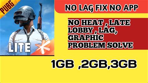 Pubg Mobile Lite Lag Fix Gb Gb Ram I No Gfx Tool Config How To Fix