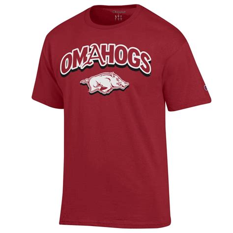 New Razorback Omahogs Running Hog Sst By Champion The Stadium Shoppe