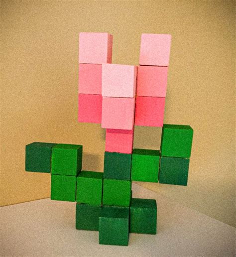 Minecraft tulip Regalos de minecraft Regalos bonitos Artesanías bonitas