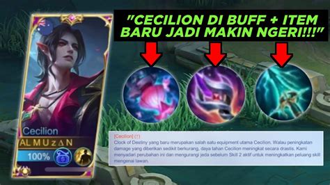 Buruan Cobainn Cecilion Buff Item Baru New Patch Jadi Makin Ngeri