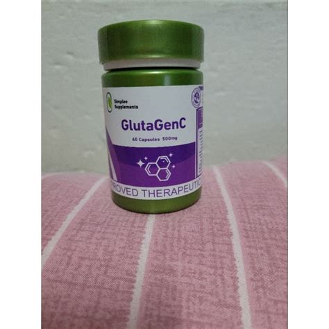 Simplee Glutagenc 60 Capsules 500mg Shopee Philippines