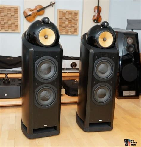 B W Nautilus 802 Speakers In Black Wood Finish Photo 2297845 Canuck