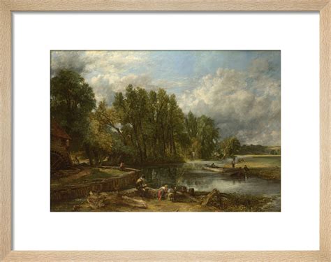 Dedham Lock and Mill, 1820 Art Print by John Constable | King & McGaw