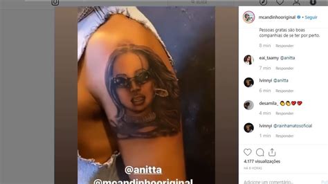 Ap S Show No Rock In Rio Mc Andinho Tatua Rosto De Anitta Revista