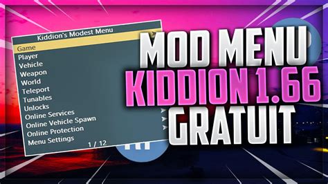 TUTO AVOIR un MOD MENU GRATUIT INDÉTECTABLE sur GTA 5 ONLINE 1 66