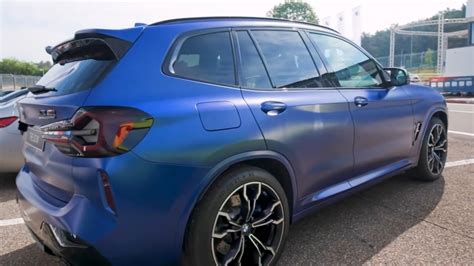 2022 BMW X3 M Competition LCI Marina Bay Blue And Black YouTube