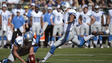 At 42 Detroit Lions Kicker Earns Admiration Npr