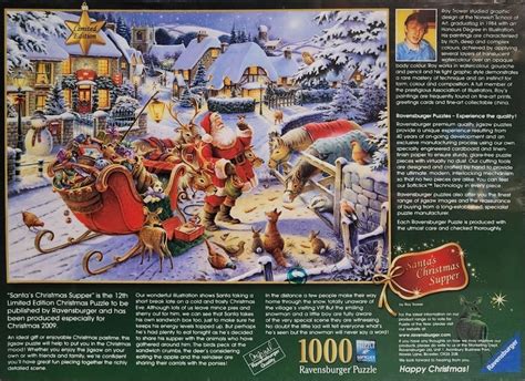 Ravensburger Limited Edition Santas Christmas Supper 1000 Piece Puzzle