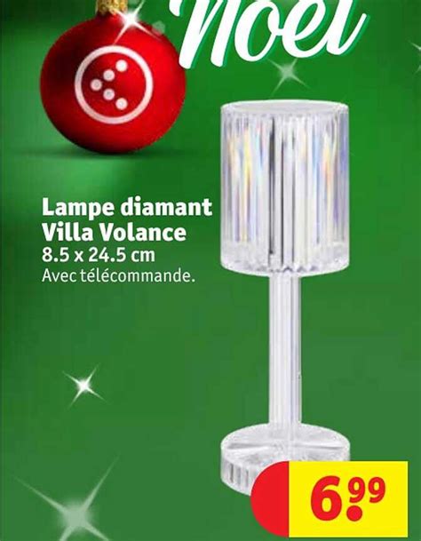 Promo Lampe Diamant Villa Volance Chez Kruidvat ICatalogue Fr