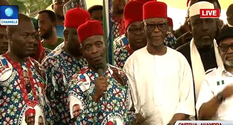 Anambra Election Osinbajo Oyegun Attend Apc Governorship Campaign