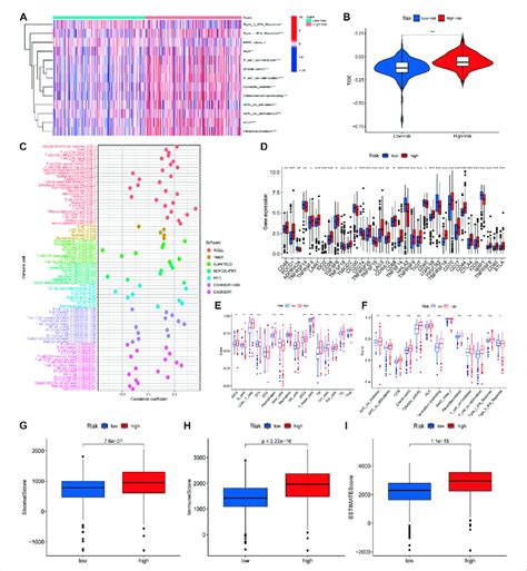 A Heat Map Of Immune Function Differences B Scoring Of Immune