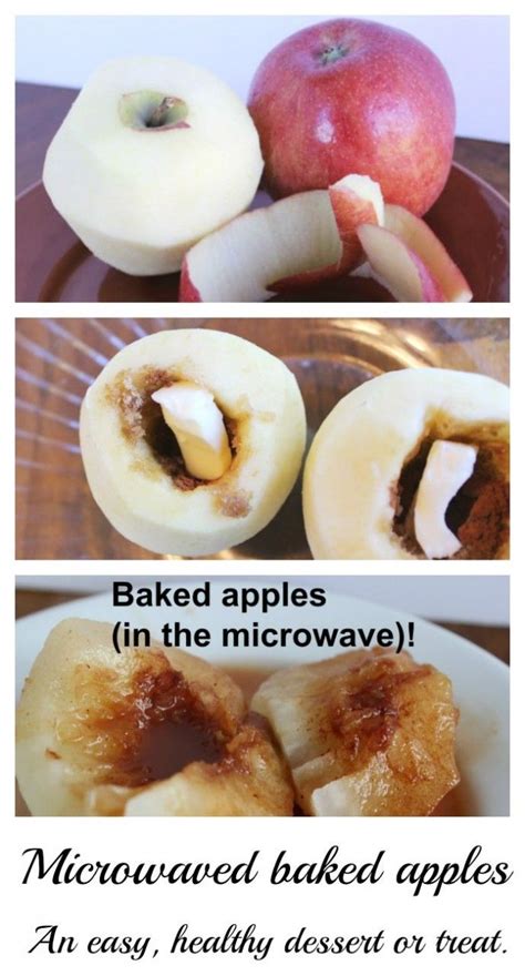 Baked Apples Super Quick In The Microwave Microwave Baked Apples