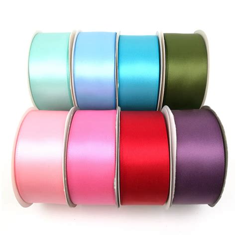 10 Yards 1 5 3 8cm 38mm Double Sided Satin Ribbon High Quality 100