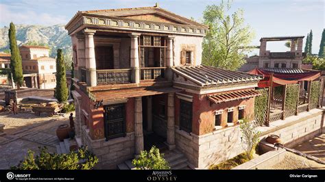 Olivier Carignan Assassin S Creed Odyssey Rich Villas Architectural Kit