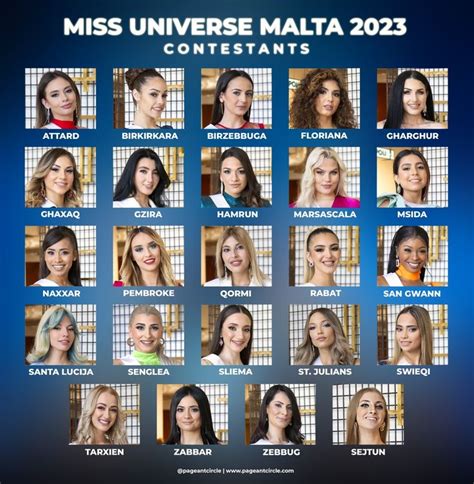 Miss Universe Malta 2023: Meet the contestants | Universe, Port of ...