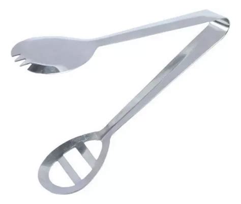 Pinza De Cocina Ensalada 20cm Acero Inoxidable Gastronómica