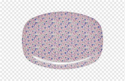 Melamine Plate Paper Rectangle Tableware Plate Purple Rectangle