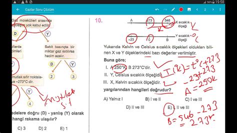 KİMYA GAZLAR VE PLAZMA SORU ÇÖZÜM YouTube