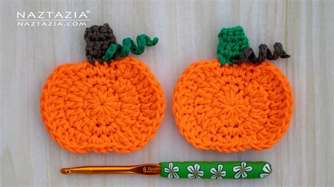 Crochet Pumpkin Applique - Naztazia