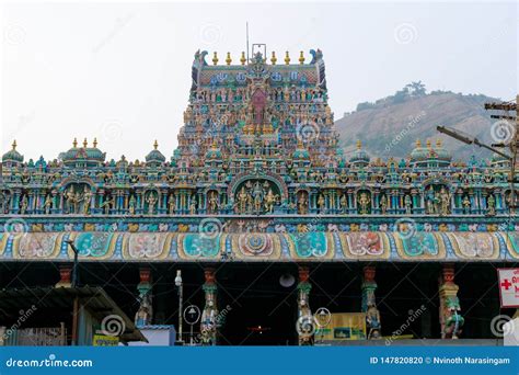 South India Madurai Thiruparankundram Murugan Temple Editorial Image ...