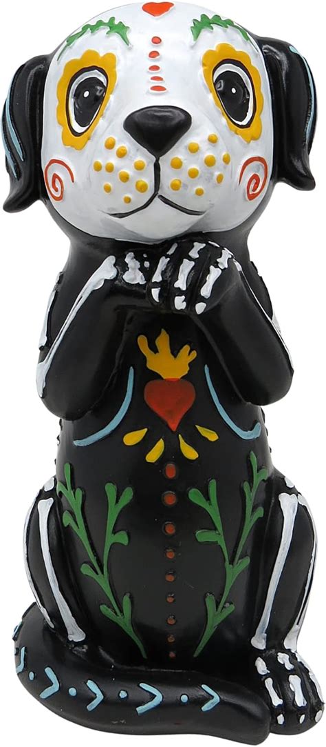 Needzo Dia De Los Muertos Figura Para Perro Decoraci N De Pie Del