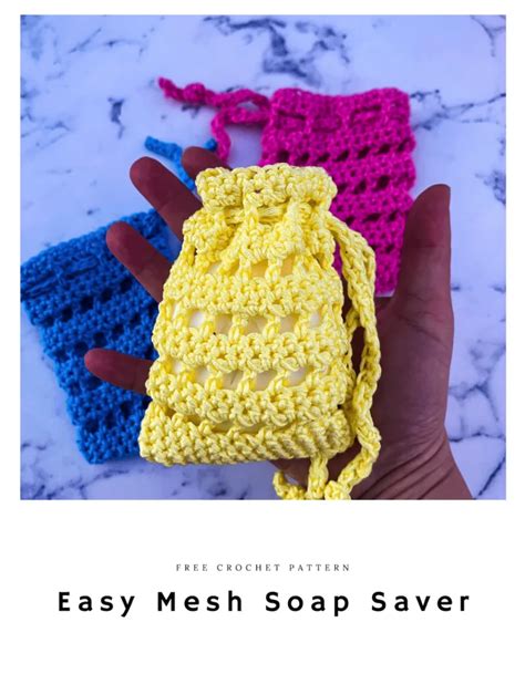 Easy Crochet Soap Saver Free Pattern Keep Your Soap Dry And Lasting