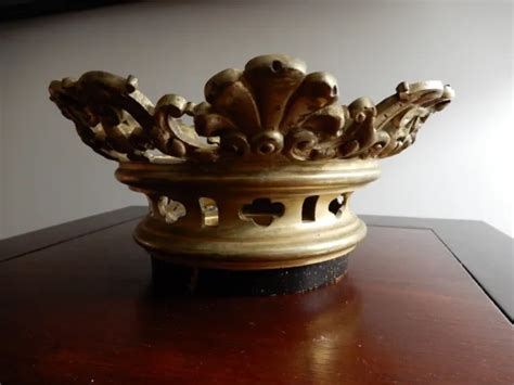 Ancienne Couronne De Lanterne En Bronze Poque Napol On Iii Eur