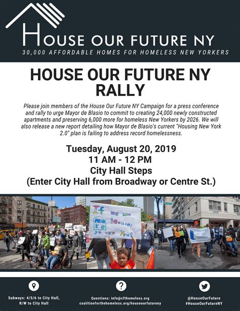 House Our Future NY - Coalition For The Homeless