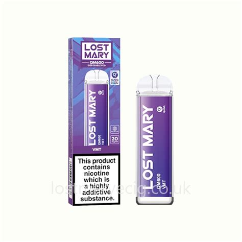 Lost Mary QM600 Disposable Vape 600 Puffs 20mg VMT Lost Mary Vape