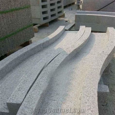 Light Grey G603 Cheap Granite Curved Kerbstone From China