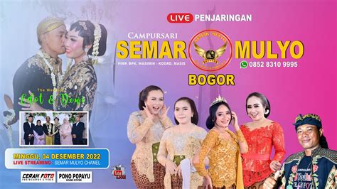 Live Campursari SEMAR MULYO BOGOR 0852 8310 9995 The Wedding EDOT